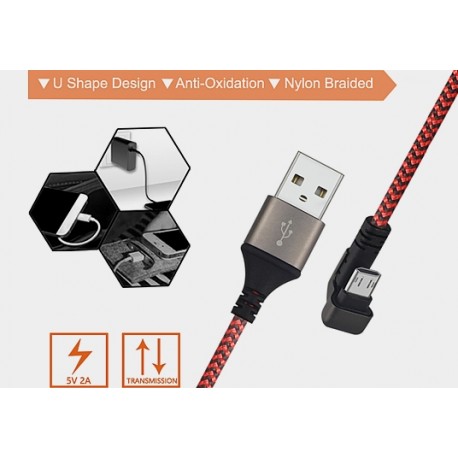 Przyłącze USB-mikro USB 0,8m DSF600 Talvico