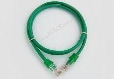 Patch cord UTP CCA 0,5m zielony