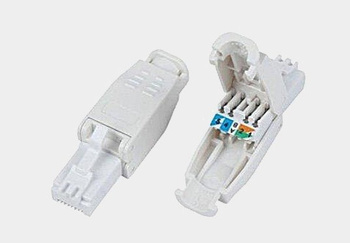 WTYK RJ45 8P8C KAT. 6 DRUT UTP RJ-45 BEZNARZĘDZIOWY TYP 2