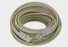 Patch cord Cu UTP.15m krosowany szary