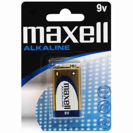 BATERIA MAXELL 9V ALKALICZNA 6LR61