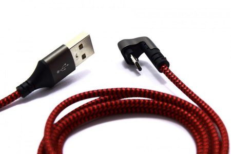 KABEL MICRO USB KĄTOWY 1m DSF600