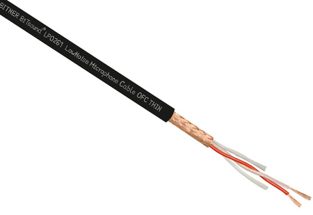 KABEL MIKROFONOWY LP0261 2X0,23MM2 LOWNOISE OFC THIN EKRANOWANY