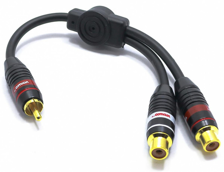 ADAPTER TRÓJNIK WTYK RCA 2X GNIAZDO RCA VITALCO