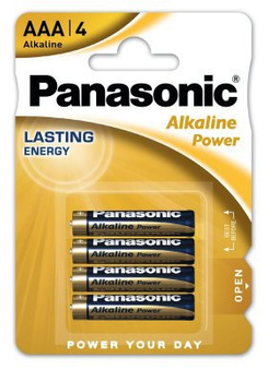 BATERIA PANASONIC ALKALICZNA LR3 AAA PACZKA 4 SZT.